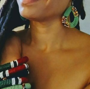 Hanging Beaded Earings